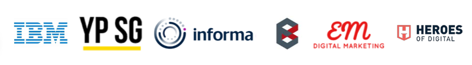 A scrolling banner of company logos that trust VirtuCall PH